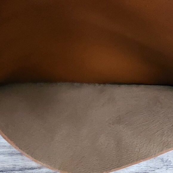 Henny + Lev DANIELLE New Vegan Leather Everyday 2-in-1 Tan Tote Shoulder Bag - Picture 7 of 12